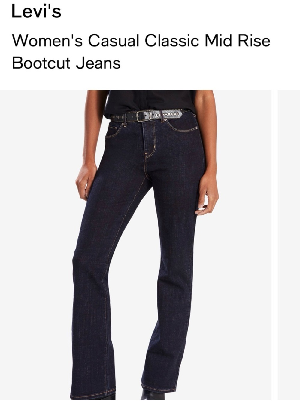 Levi's Women's Bootcut Jeans - Dark Indigo